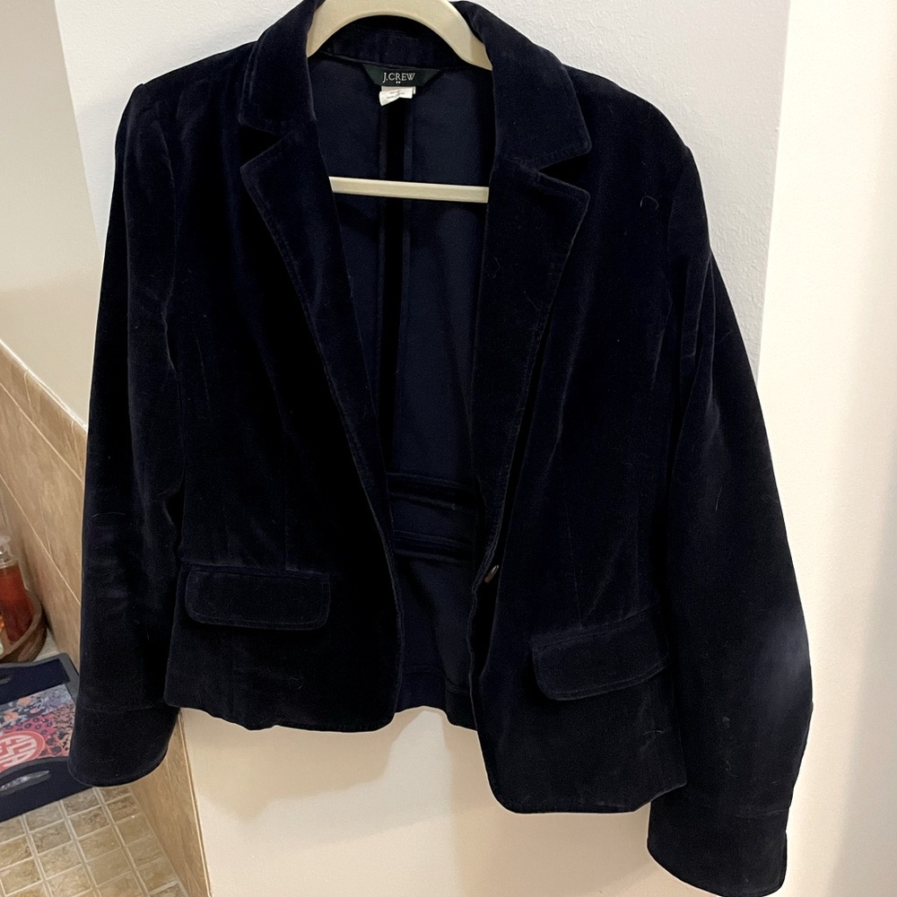 J. Crew Velvet Blazer